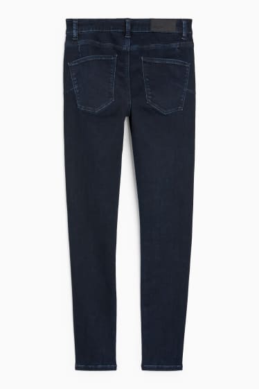 Women - Skinny jeans - mid-rise waist - LYCRA® - denim-dark blue