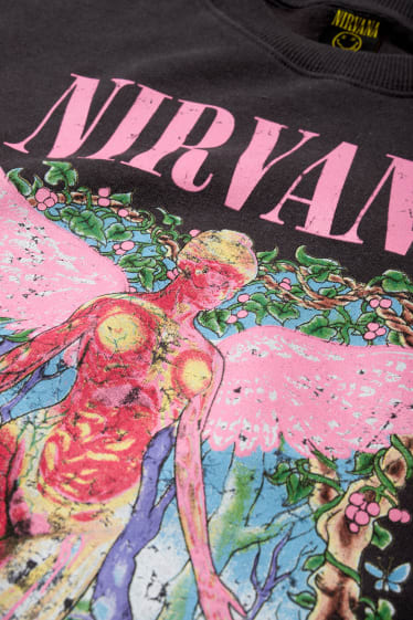 Damen - CLOCKHOUSE - Sweatshirt - Nirvana - dunkelgrau