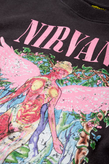 Damen - Sweatshirt - Nirvana - dunkelgrau
