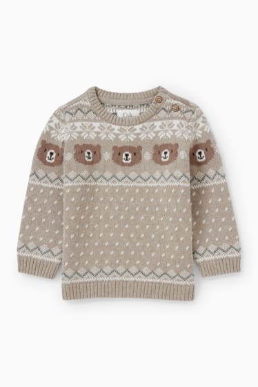 Baby Buben - Baby-Pullover - beige