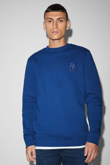 Heren - Sweatshirt - donkerblauw