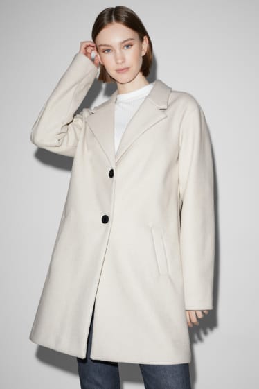 Women - CLOCKHOUSE - coat - light beige