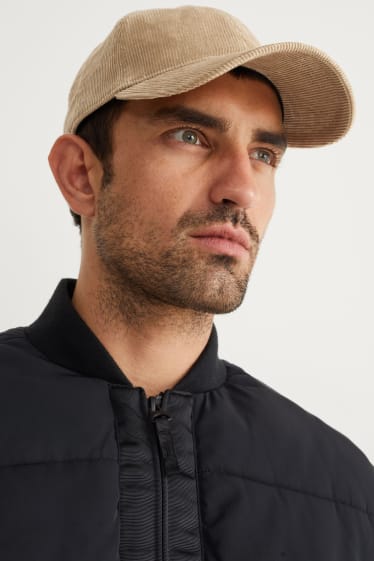 Herren - Cord-Cap - taupe