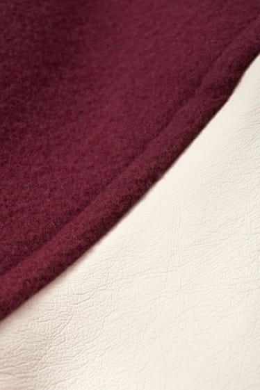 Kinderen: meisjes - Fleece blouson - bordeaux