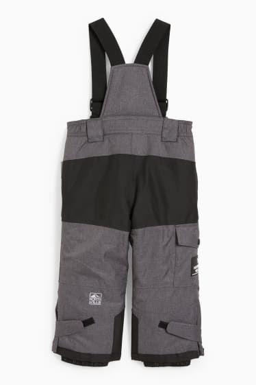 Kinder Jungen - Skihose - wasserdicht - dunkelgrau