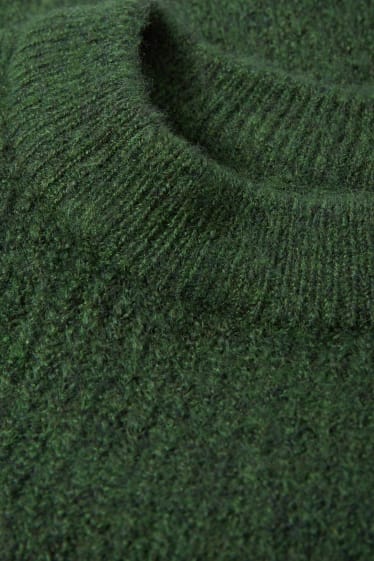 Kinder - Pullover - dunkelgrün