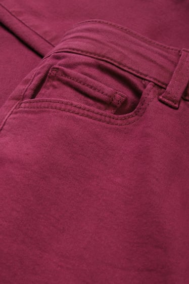 Femmes - Jegging jean - high waist - violet