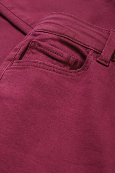 Damen - Jegging Jeans - High Waist - violett