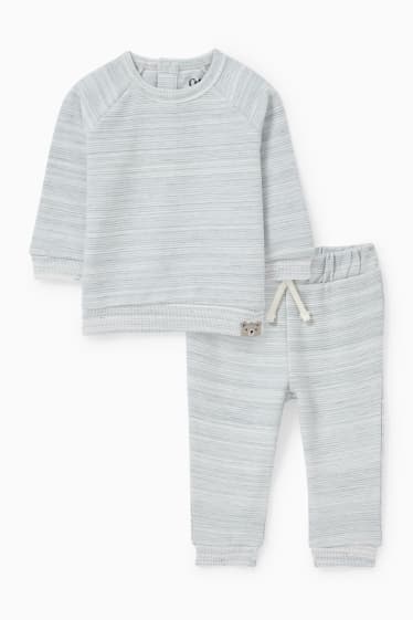 Babies - Baby outfit - 2 piece - light blue
