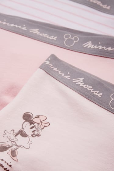 Kinder Mädchen - Multipack 3er - Minnie Maus - Boxershorts - rosa