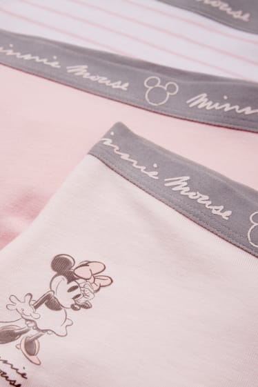 Kinder - Multipack 3er - Minnie Maus - Boxershorts - rosa