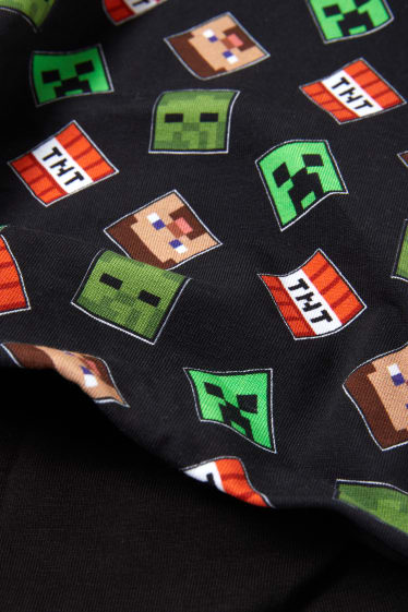 Kinderen: jongens - Minecraft - colsjaal - zwart