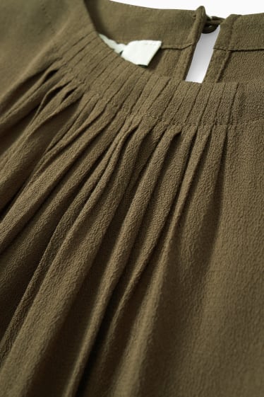 Damen - Business-Bluse - dunkelgrün
