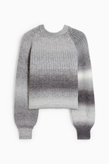 Damen - CLOCKHOUSE - Strickjacke - grau-melange