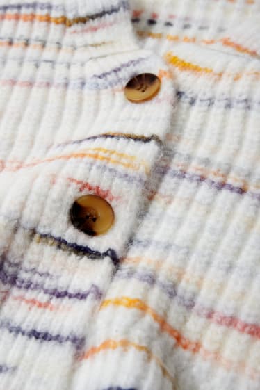 Damen - Strickjacke - cremeweiß