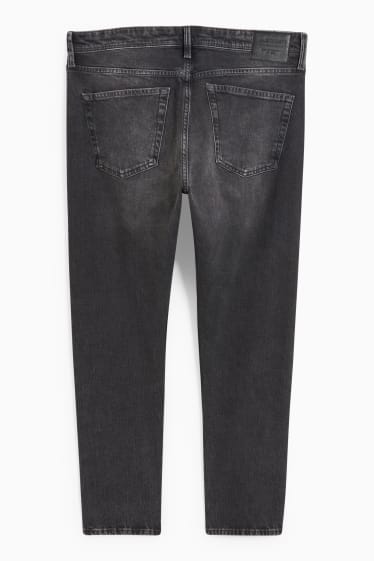 Men - Slim tapered jeans - LYCRA® - black