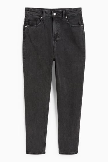 Damen - Mom Jeans - High Waist - LYCRA® - jeansgrau