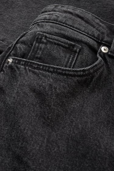 Dames - Mom jeans - high waist - LYCRA® - jeansgrijs