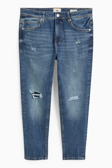 Men - Carrot jeans - blue denim