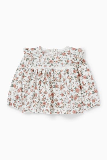 Babys - Baby-outfit - 3-delig - crème wit