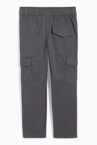 Niños - Pantalón cargo térmico - gris oscuro