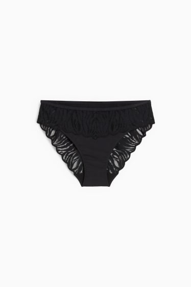 Damen - Slip - schwarz