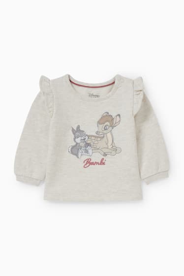 Baby: meisjes - Bambi - baby-outfit - 3-delig - beige