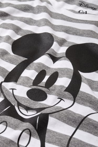 Femmes - Chemise de nuit - Mickey Mouse - blanc / gris