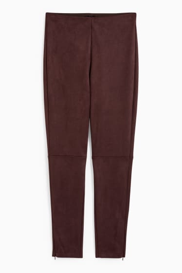 Femmes - Legging - synthétique - marron foncé