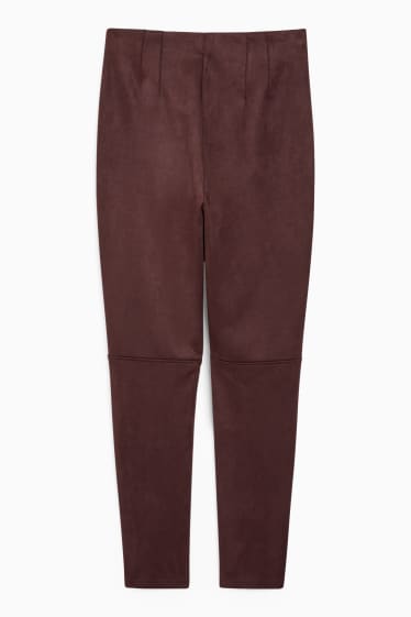 Femmes - Legging - synthétique - marron foncé