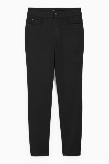 Mujer - Straight jeans - high waist - negro