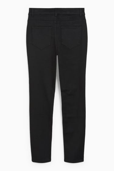 Mujer - Straight jeans - high waist - negro