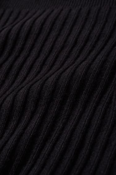 Femmes - Robe fendue - noir