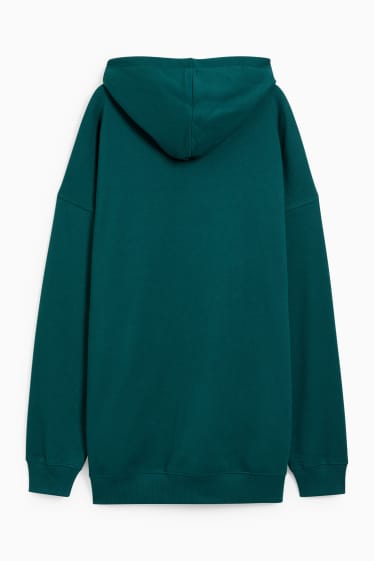 Joves - CLOCKHOUSE - vestit de punt de dessuadora amb caputxa - verd fosc