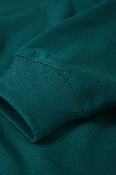 Joves - CLOCKHOUSE - vestit de punt de dessuadora amb caputxa - verd fosc