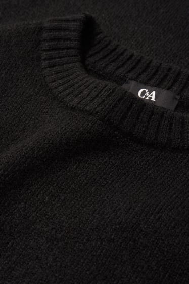 Donna - Vestito in maglia basic - nero