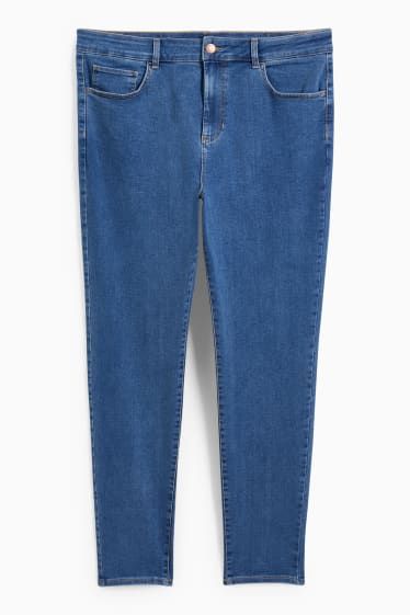 Women - Jegging jeans - high waist - blue denim