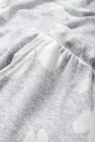 Dona - Pantalons de pijama - de flors - gris clar jaspiat