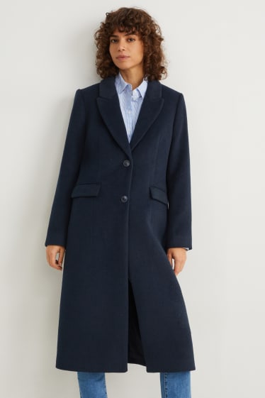 Women - Coat - dark blue