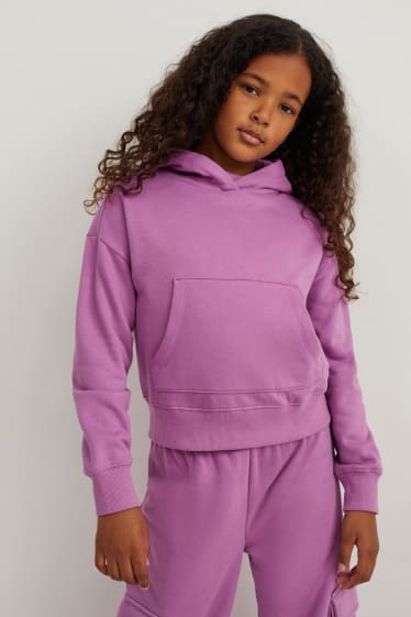 Kinderen - Hoodie - donker rose