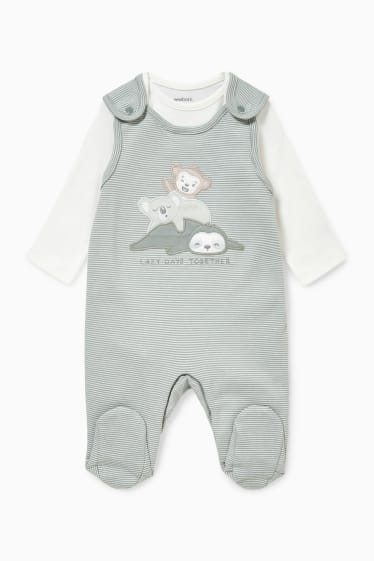 Bébés garçons - Ensemble avec grenouillère - 2 pièces - vert