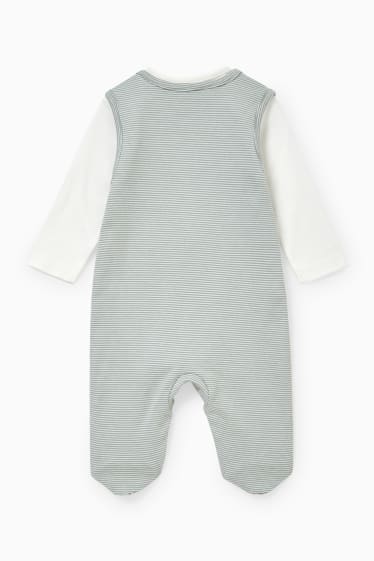 Bébés garçons - Ensemble avec grenouillère - 2 pièces - vert