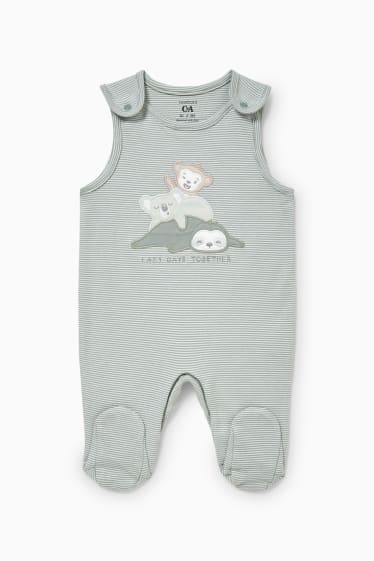 Bébés garçons - Ensemble avec grenouillère - 2 pièces - vert