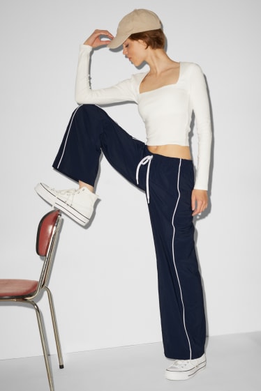 Femmes - Pantalon de jogging - bleu foncé