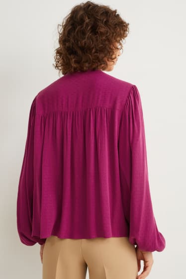 Damen - Bluse - violett