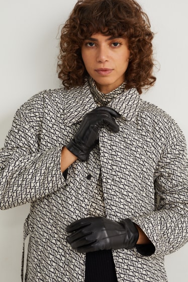 Femmes - Gants en cuir - noir
