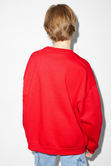 Dames - CLOCKHOUSE - sweatshirt - rood
