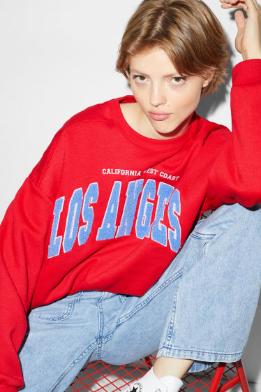 Dames - CLOCKHOUSE - sweatshirt - rood