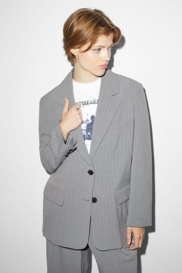 Teens & Twens - CLOCKHOUSE - Oversized-Blazer - grau