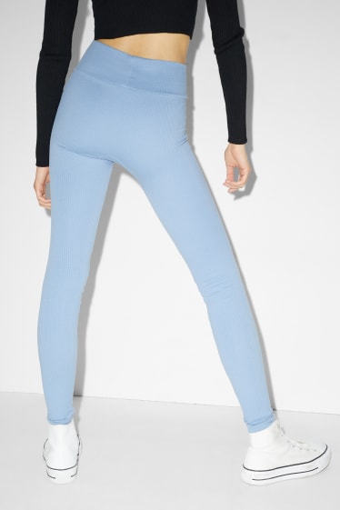 Ragazzi e giovani - CLOCKHOUSE - leggings - azzurro